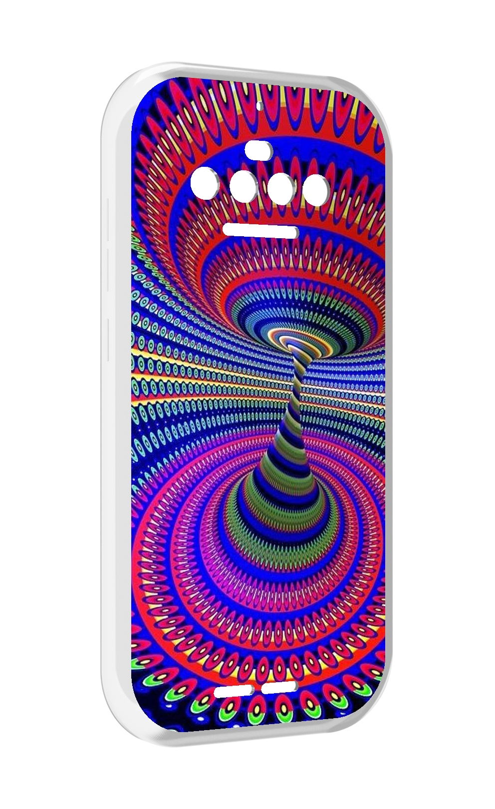 

Чехол MyPads оптическая иллюзия для Oukitel F150 R2022, Прозрачный, Tocco