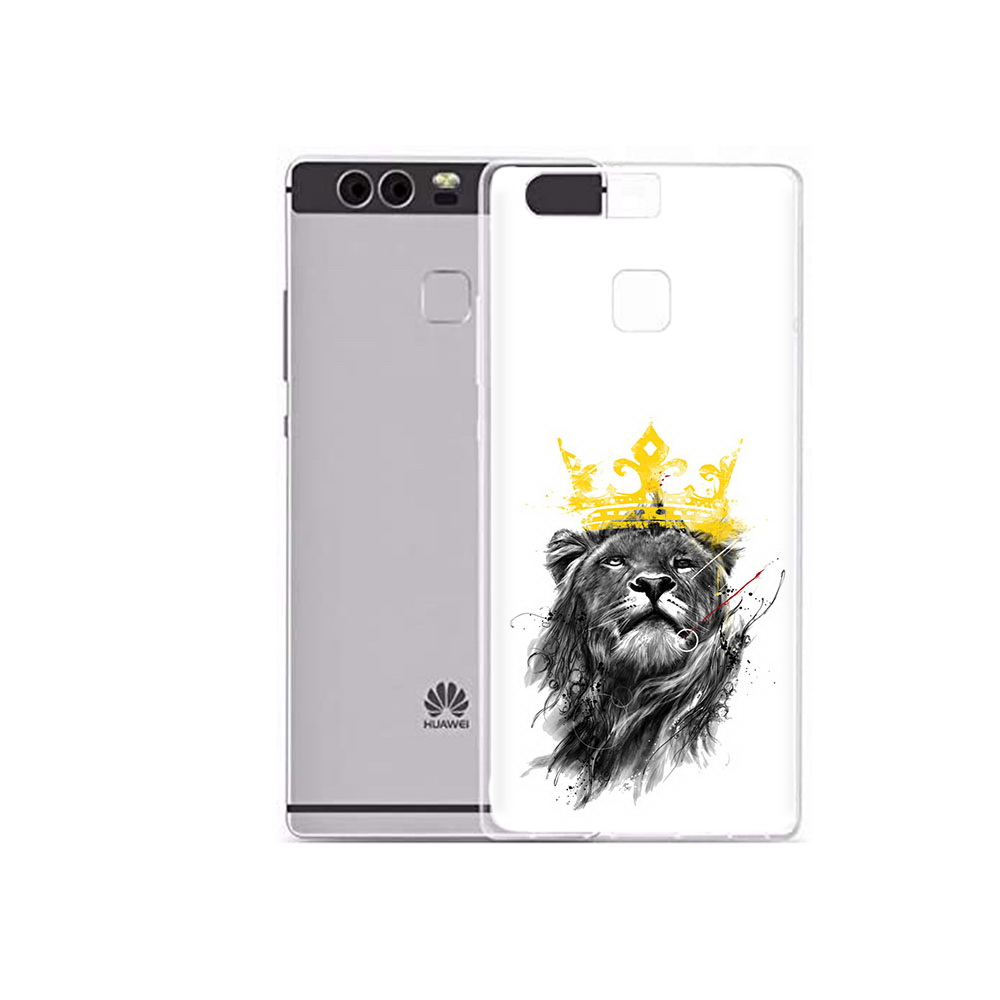 

Чехол MyPads Tocco для Huawei P9 Plus король-лев (PT31455.54.391), Прозрачный, Tocco