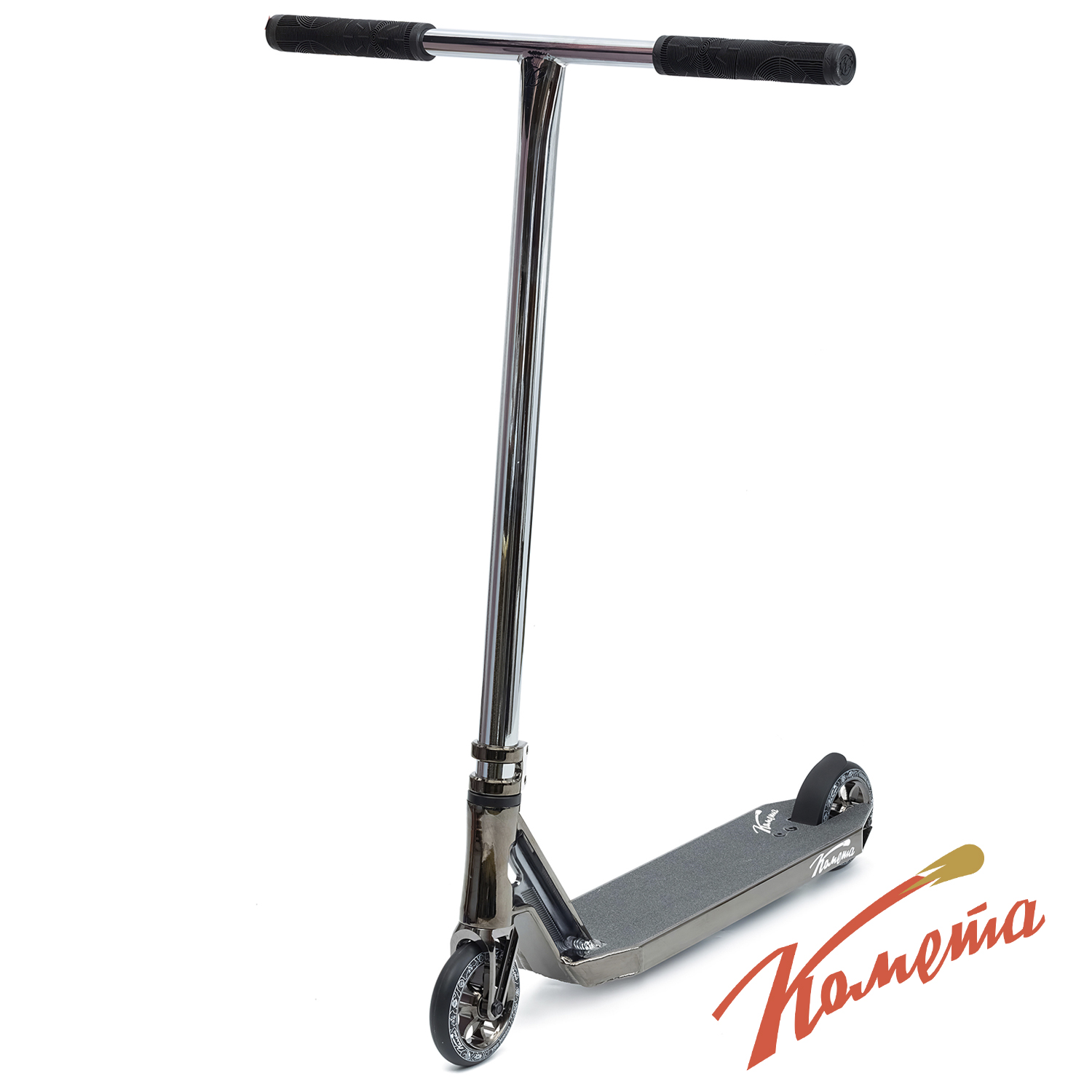 Самокат Трюковой Комета Гелиос Черный Хром