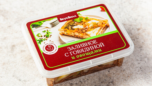 

Заливное ВкусВилл с говядиной и овощами 300 г