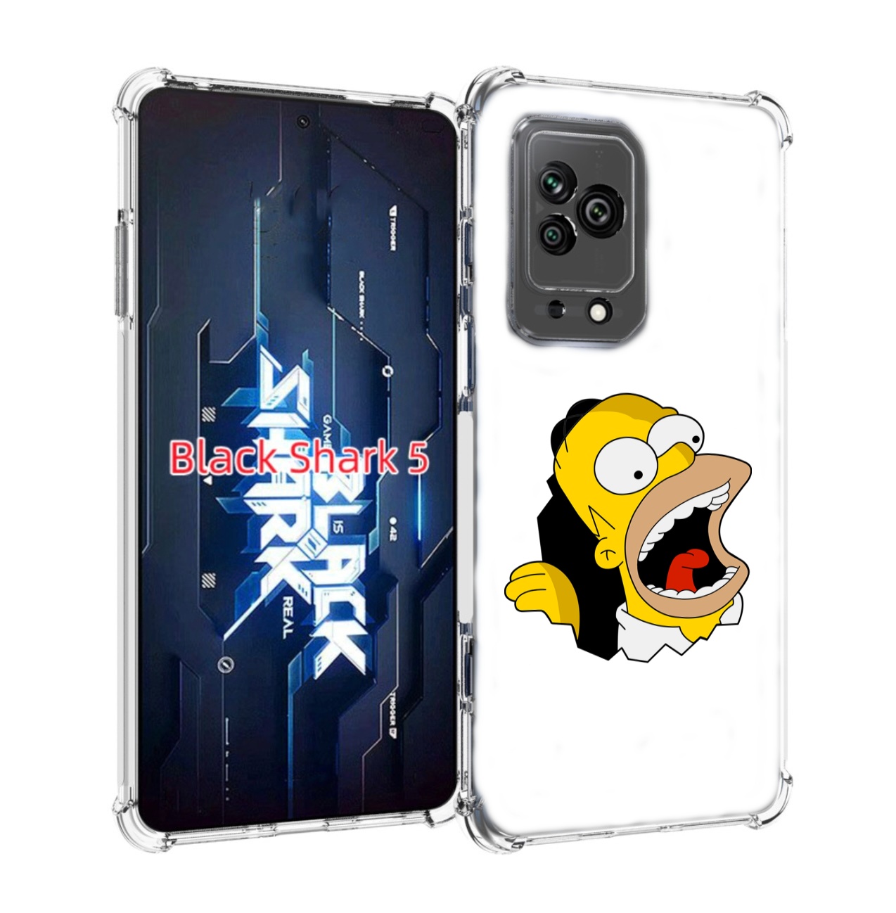 

Чехол MyPads гомер-голодный для Xiaomi Black Shark 5, Прозрачный, Tocco