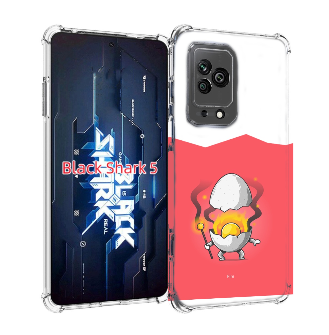 

Чехол MyPads горелое яйцо для Xiaomi Black Shark 5, Прозрачный, Tocco