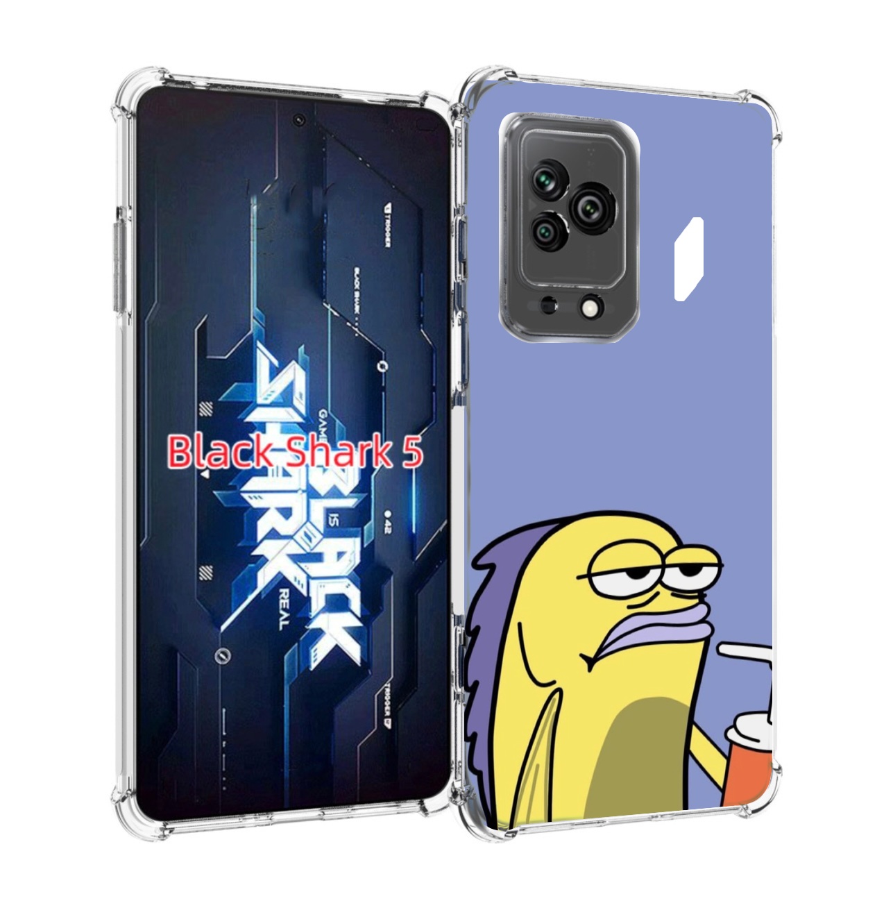 

Чехол MyPads грусная-рыба-из-спанч-боба для Xiaomi Black Shark 5, Прозрачный, Tocco