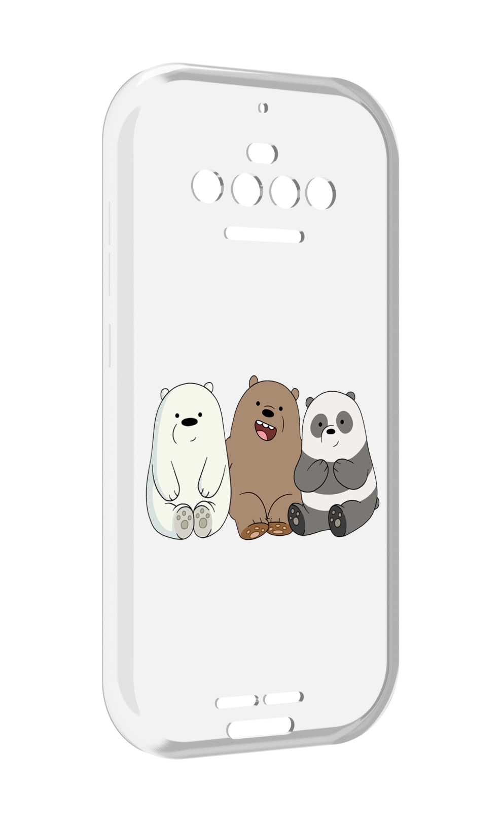 

Чехол MyPads панды детский для Oukitel F150 R2022, Прозрачный, Tocco