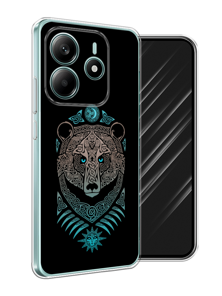 

Чехол Awog на Xiaomi Redmi Note 14 4G "Кельтский медведь", Черный;серый, 324150-1