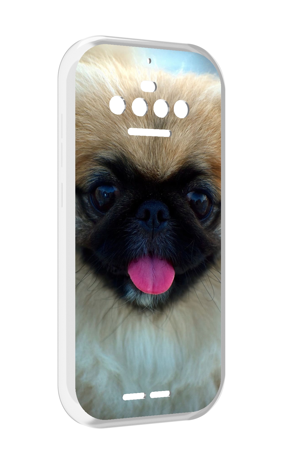 

Чехол MyPads пекинез для Oukitel F150 R2022, Прозрачный, Tocco