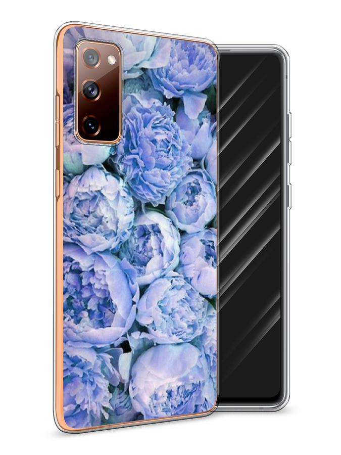 

Чехол Awog на Samsung Galaxy S20 FE / Самсунг S20 FE "Пионы голубые", Разноцветный, 2101350-8