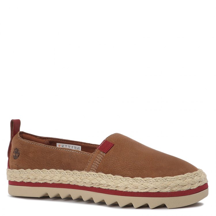 

Эспадрильи женские Timberland Barcelona Bay Classic Lth_2515817 коричневые 37 EU