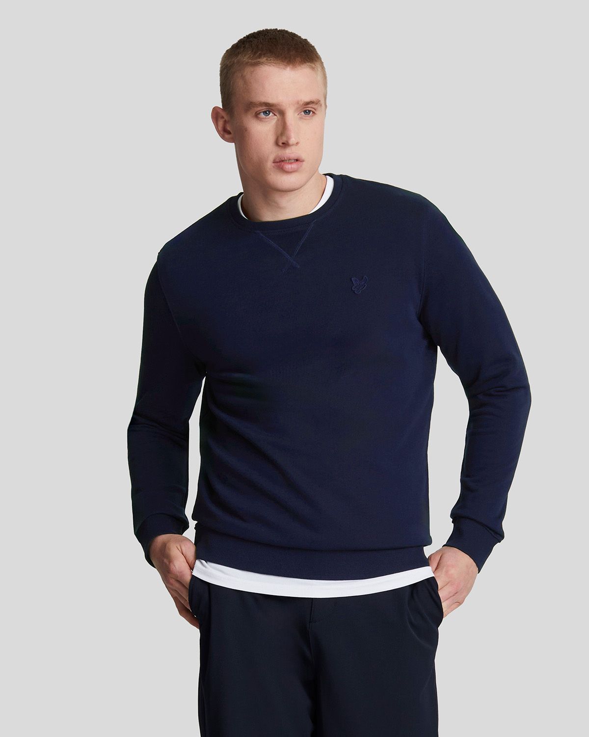 

Свитшот мужской Lyle & Scott ML424TON_Z271 синий S, ML424TON_Z271