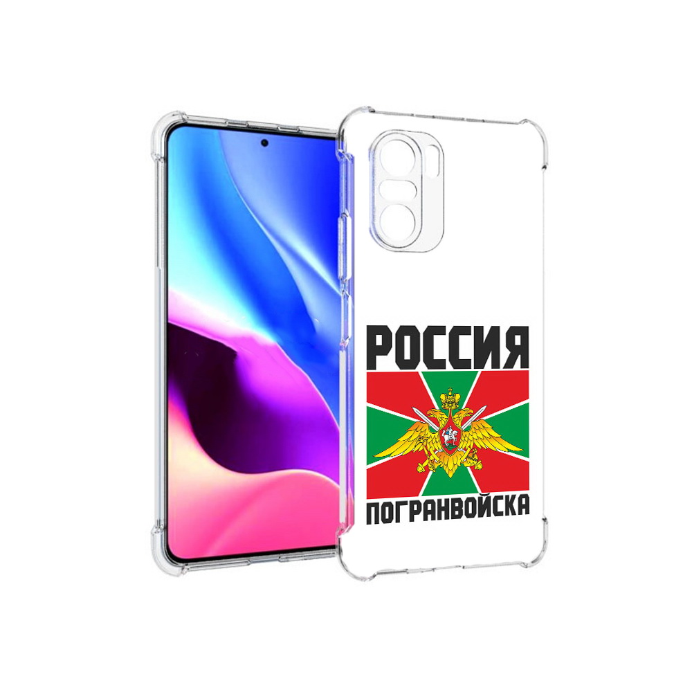 

Чехол MyPads Tocco для Xiaomi Redmi K40 погранвойска (PT158239.260.548), Прозрачный, Tocco