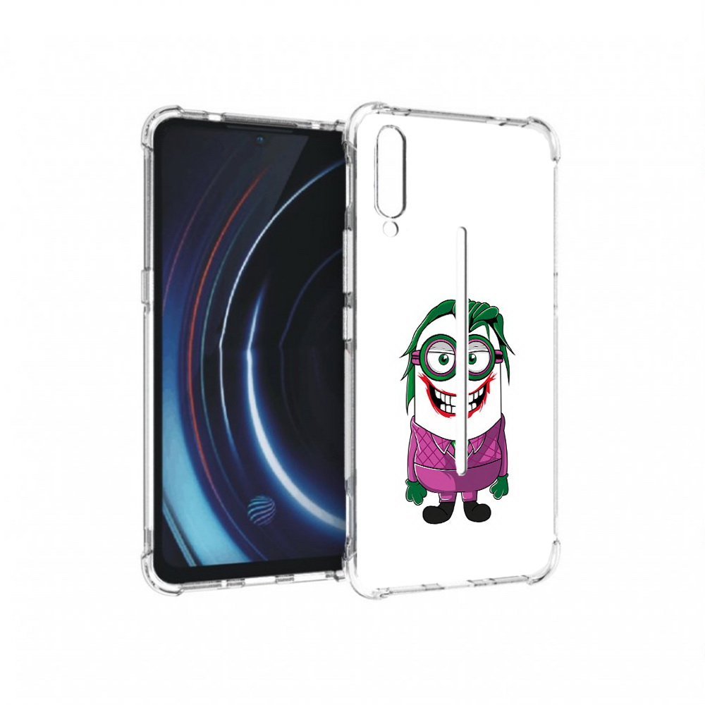 

Чехол MyPads Tocco для Vivo iQOO джокер миньон (PT226955.389.322), Прозрачный, Tocco