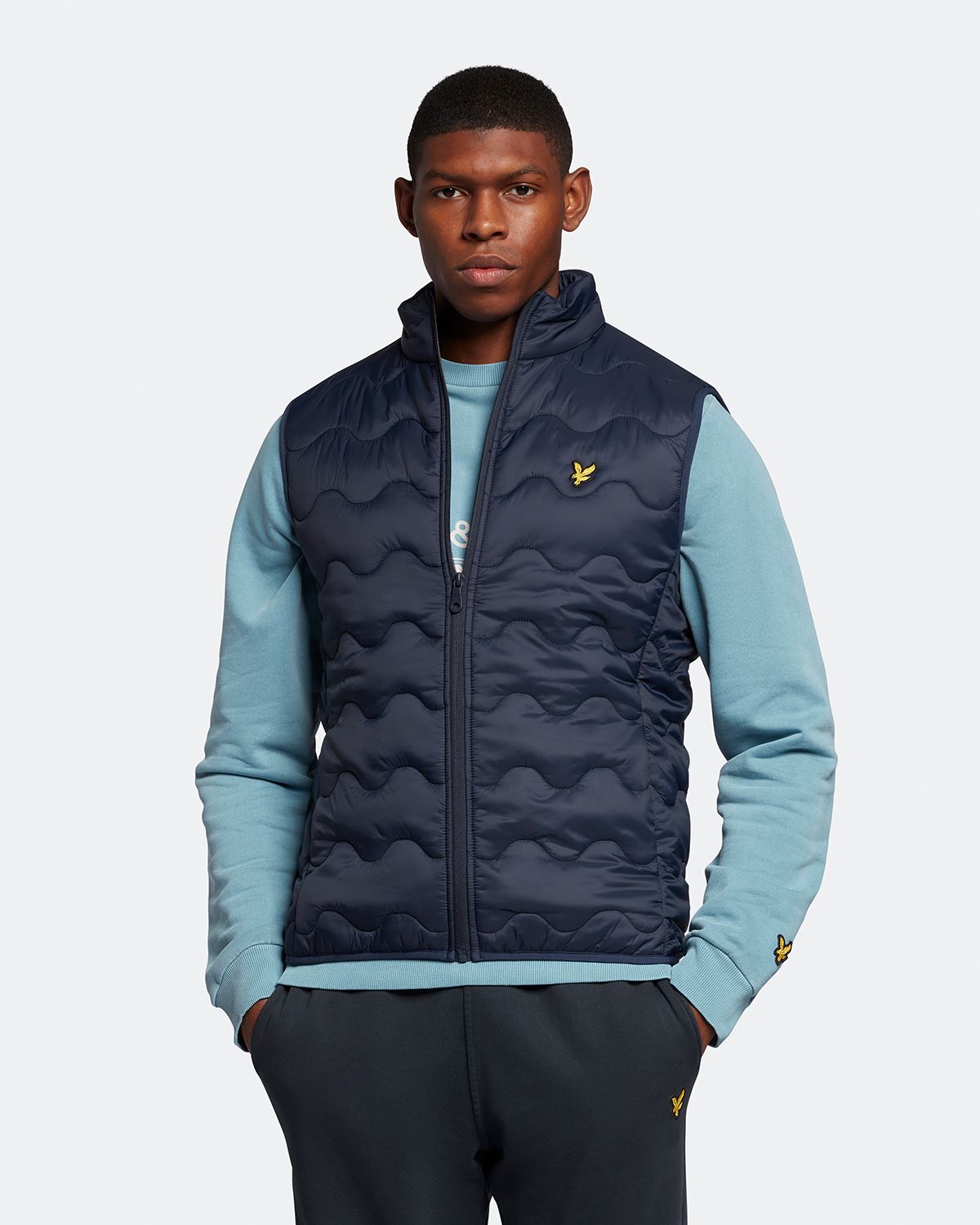 Утепленный жилет мужской Lyle&Scott JK1802V_Z271 синий S