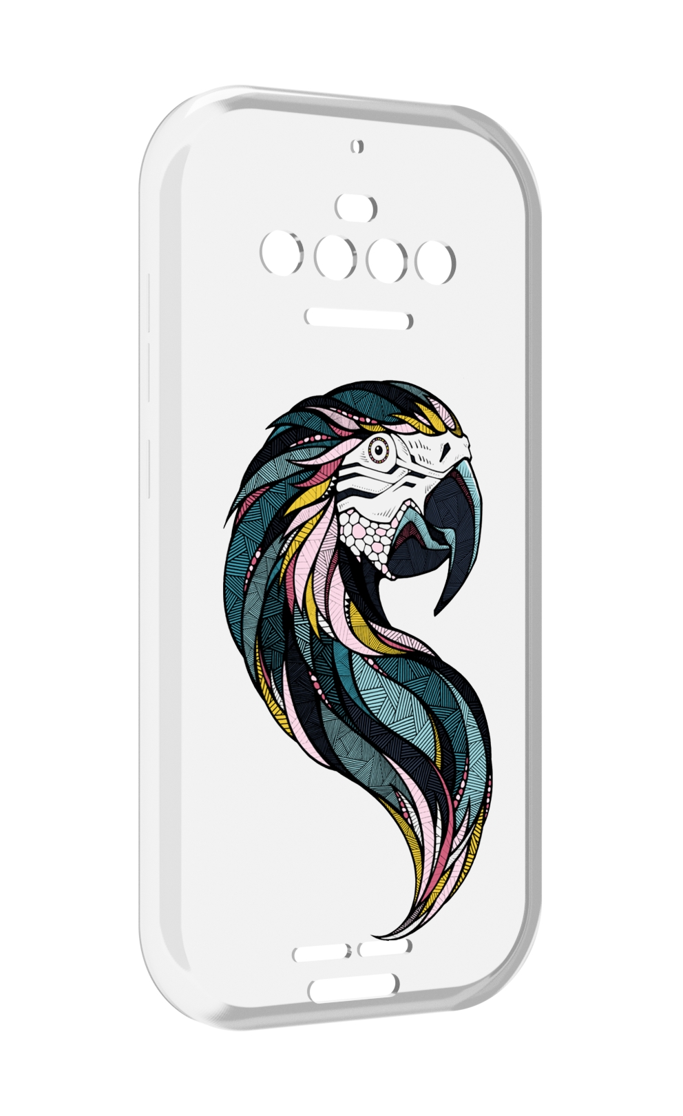 

Чехол MyPads полупопугай для Oukitel F150 R2022, Прозрачный, Tocco
