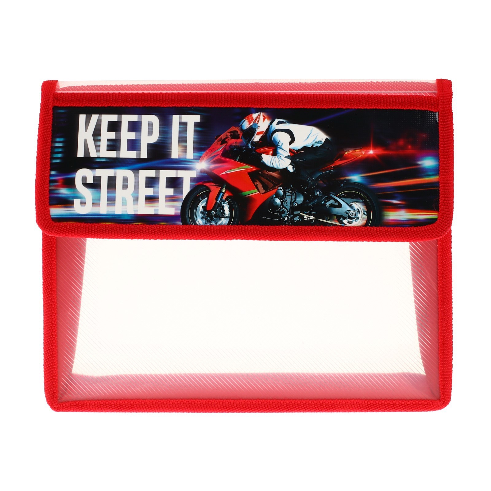 

Папка для тетрадей А5 Calligrata, «Мото», клапан на липучке, пластиковый угол