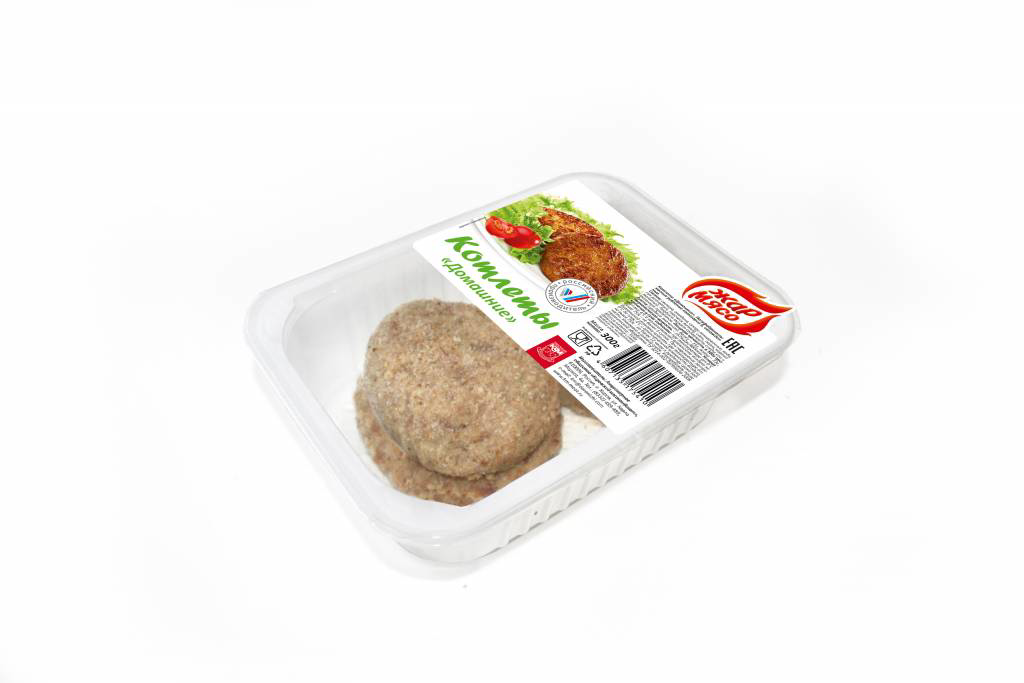 

Котлеты Кировский мясокомбинат домашние охлажденные 300 г