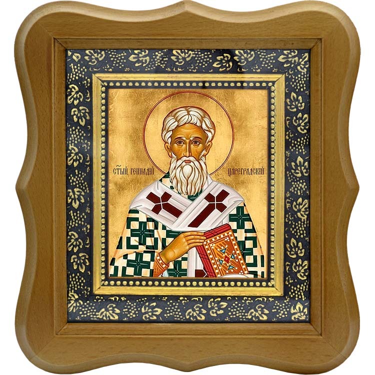 

Геннадий Цареградский, Константинопольский Святитель. Икона на холсте.