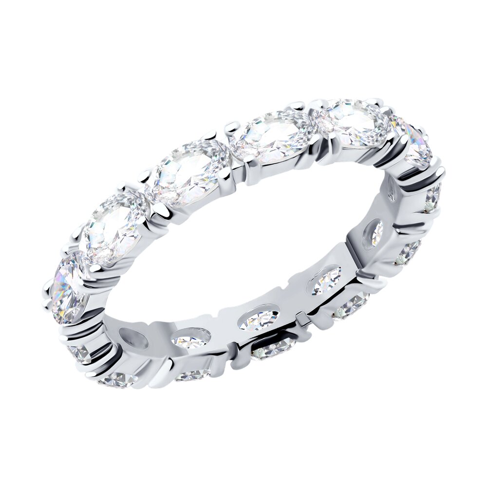 

Кольцо из серебра р. 18,5 SOKOLOV 94013940-91, фианит, 94013940-91