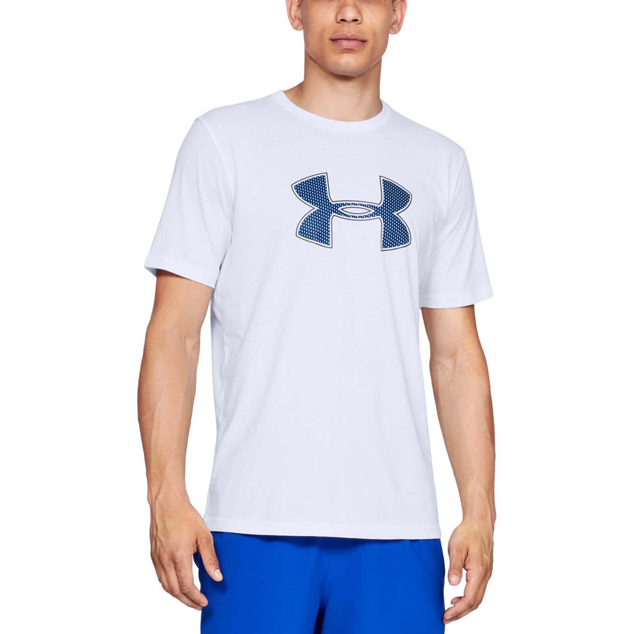 фото Футболка мужская big logo ss under armour белая s/m