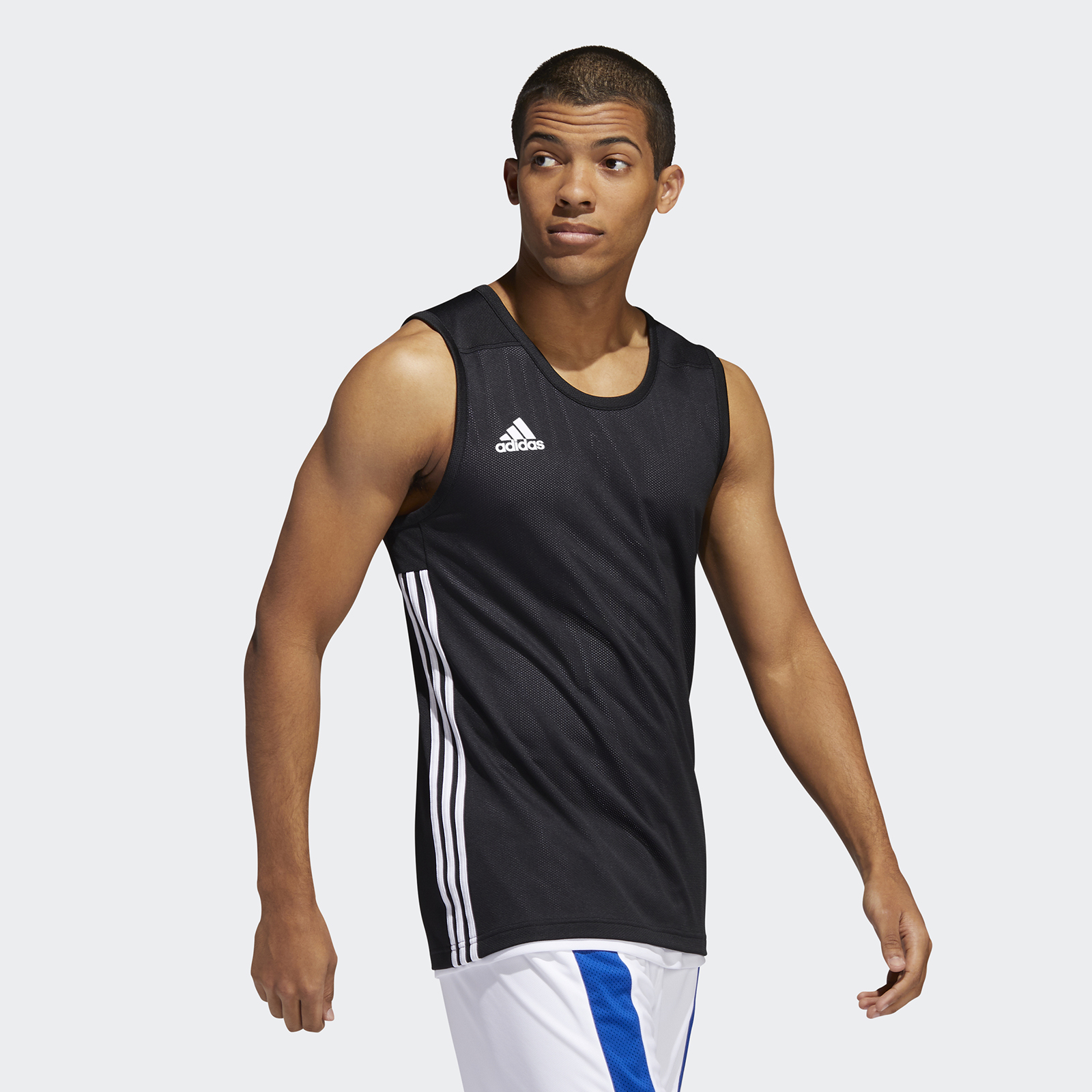 

Майка мужская 3G Speed Reversible Adidas черная L, 3G Speed Reversible