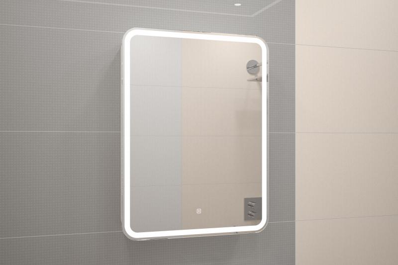 Misty Зеркало-шкаф Misty Элиот 600х800 левый LED с розеткой