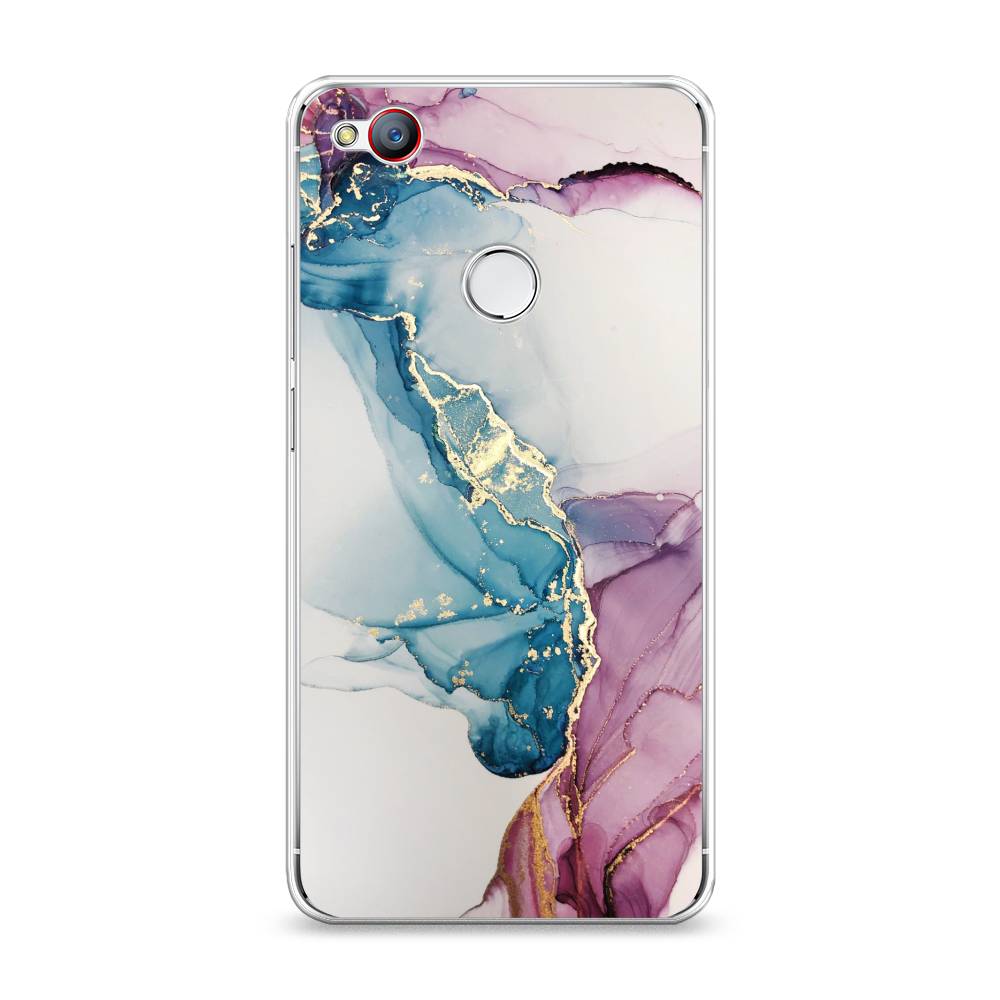 

Чехол на ZTE Nubia Z11 Mini "Розовые разводы рисунок", 131550-3