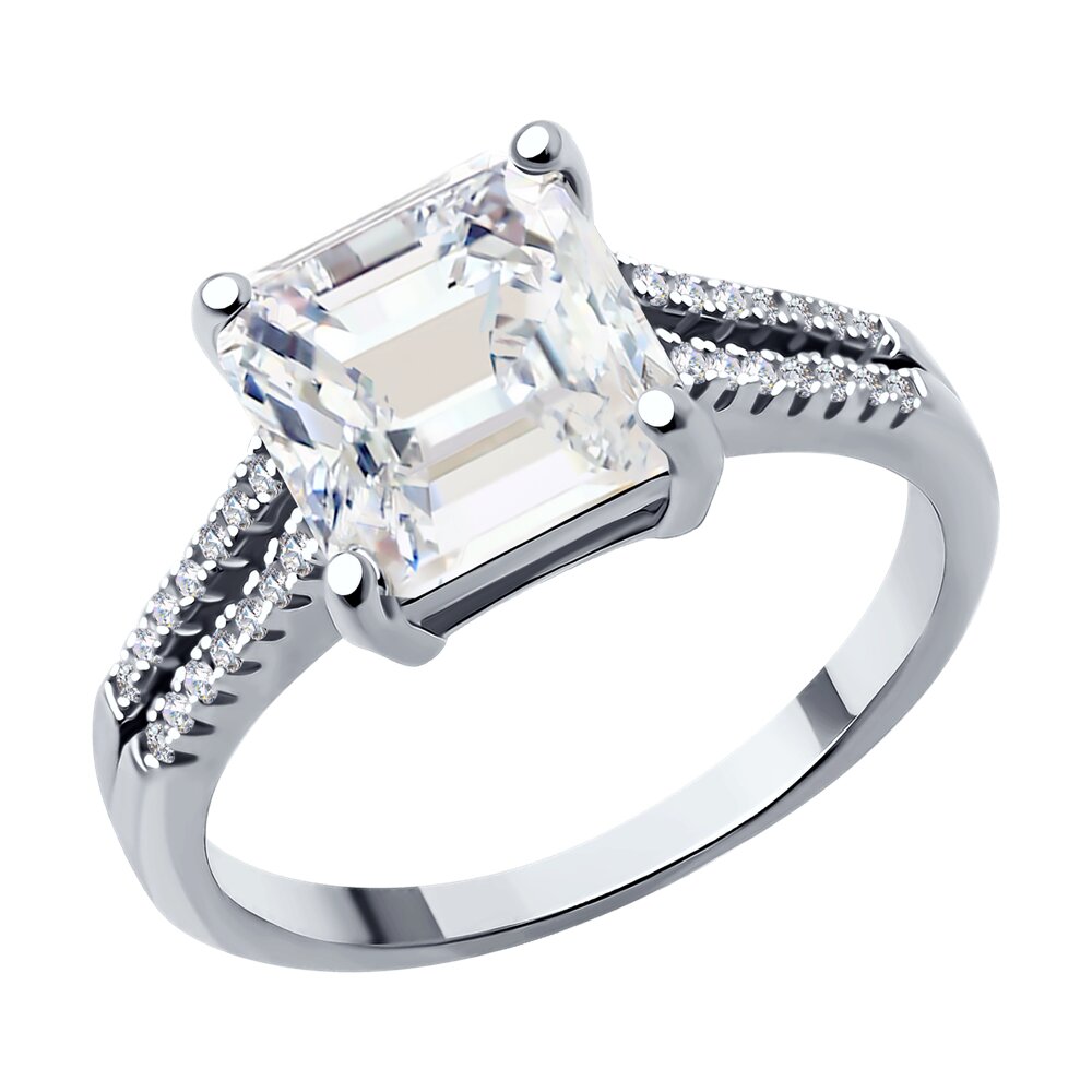 

Кольцо из серебра р. , SOKOLOV 94013942-91, фианит, 94013942-91