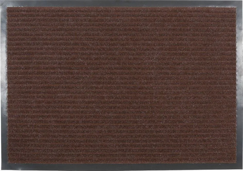 Коврик Sunstep Ребристый влаговпитывающий, 40x60 см, коричневый