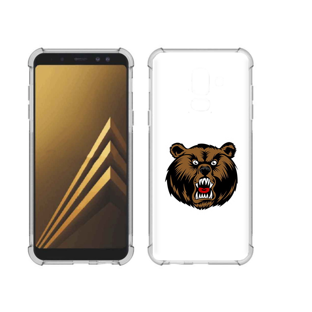 

Чехол MyPads Tocco для Samsung Galaxy A6+ (2018) бурый (PT111520.594.253), Прозрачный, Tocco