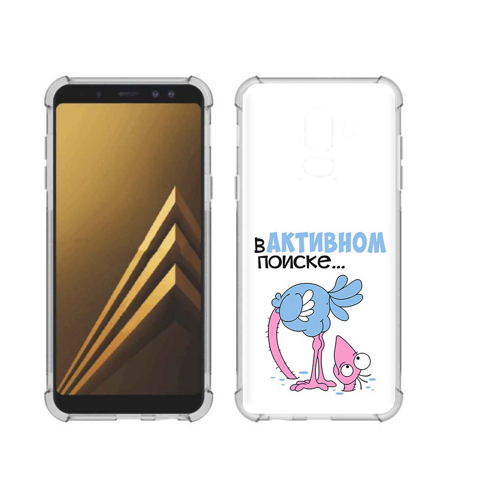 

Чехол MyPads Tocco для Samsung Galaxy A6+ (2018) в активном поиске (PT111520.594.255), Прозрачный, Tocco