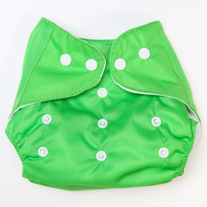 фото Трусики-подгузник, многоразовый, цвет зеленый крошка я