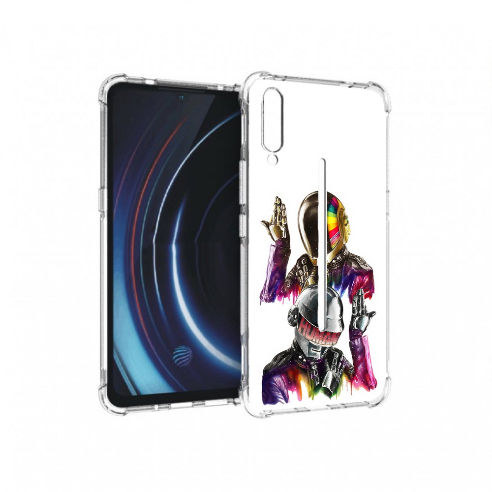 

Чехол MyPads Tocco для Vivo iQOO диско космонавты (PT226955.389.329), Прозрачный, Tocco