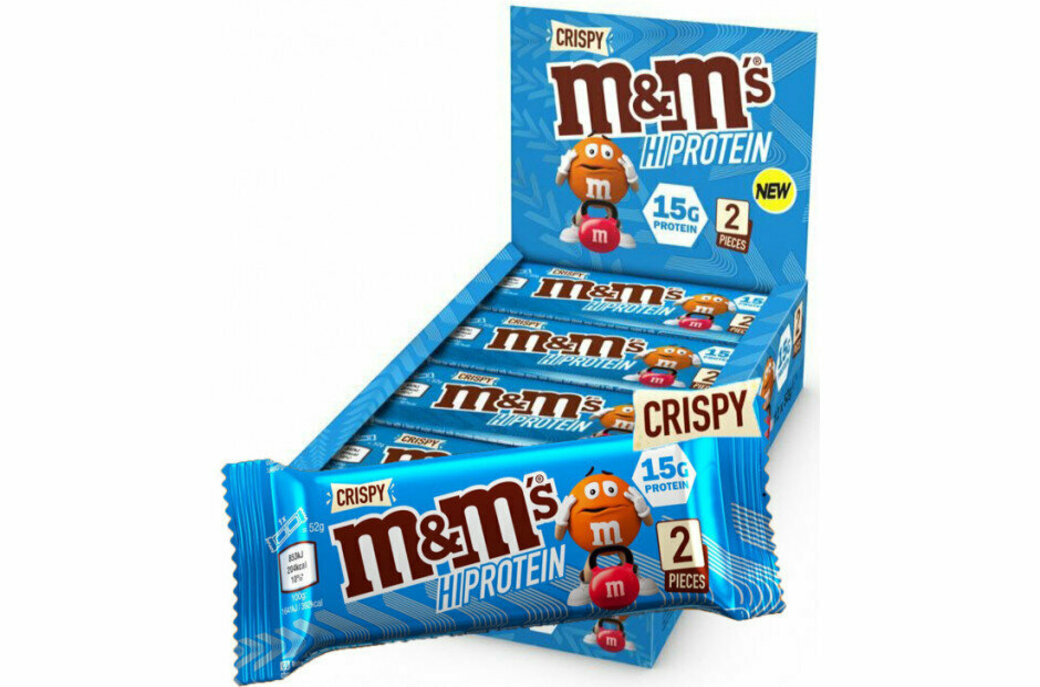

MMs CRISPY Hi Protein Bar, 52г, M&M's Crispy Hi-Protein Bar