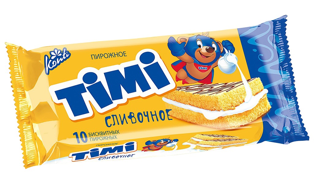 

Пирожное Konti Timi сливочное 300 г