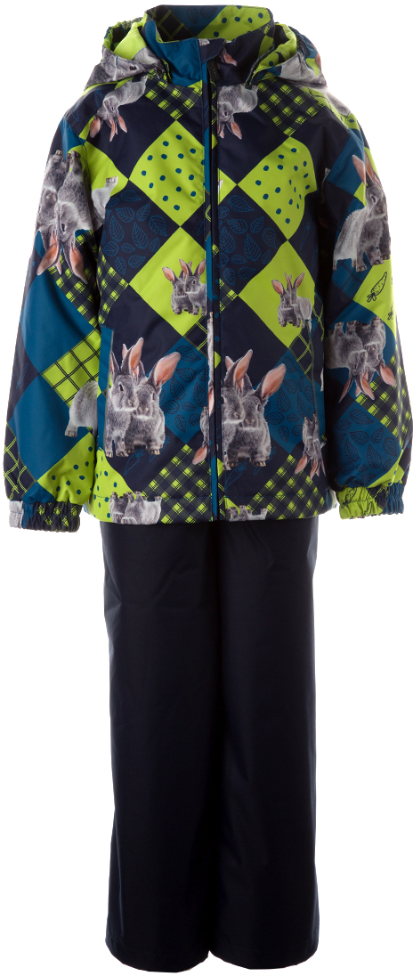 

Комплект демисезонный Huppa YOKO 13066, бирюзово-зелёный с принтом/тёмно-синий р.110, Бирюзовый, 41190014