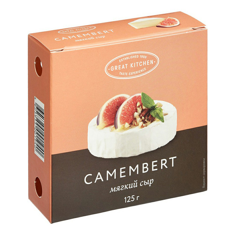 

Сыр мягкий Camembert Blanc с белой плесенью 50% 125 г