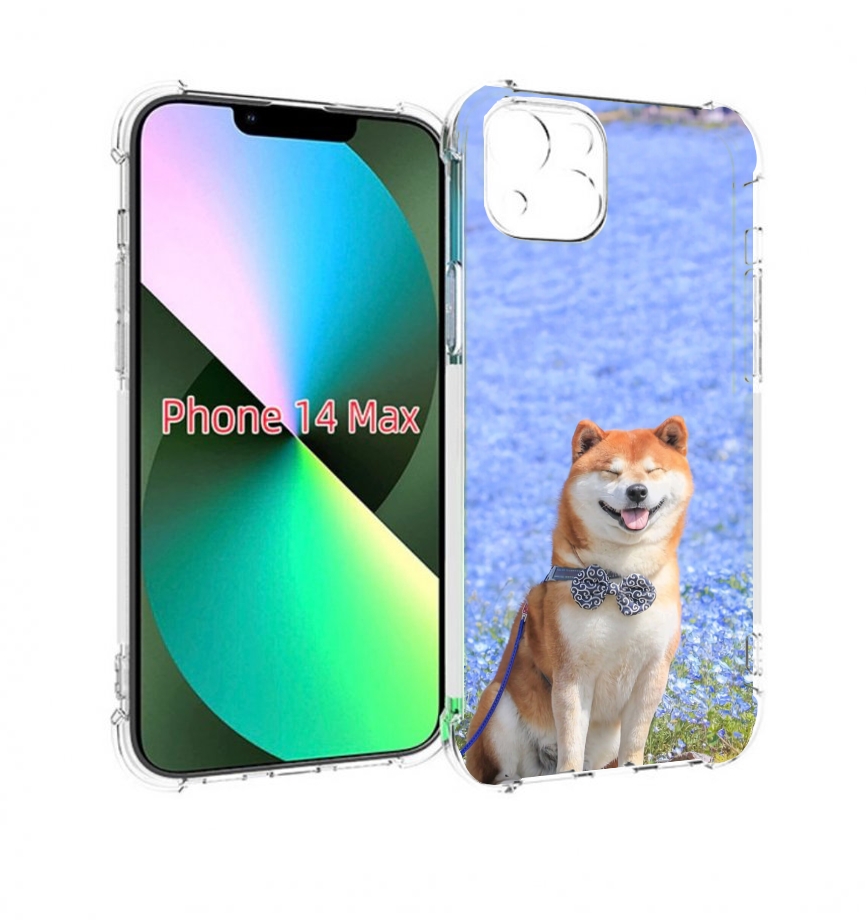 

Чехол MyPads сиба шиба ину 2 для iPhone 14 Plus (6.7), Прозрачный, Tocco