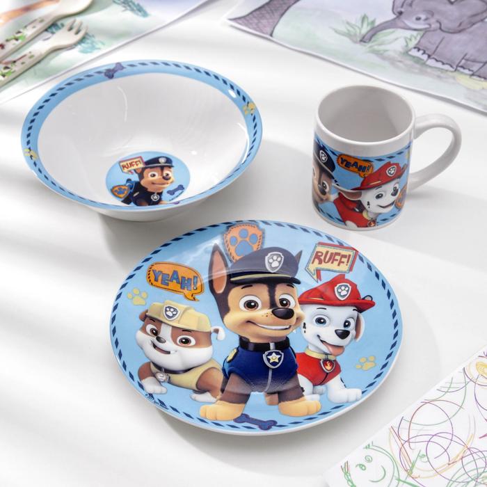 

Набор посуды «Щенячий патруль. Символы», 3 предмета, Paw Patrol