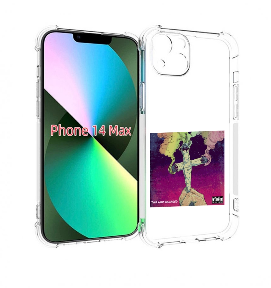 

Чехол MyPads сигаретный крест для iPhone 14 Plus (6.7), Прозрачный, Tocco