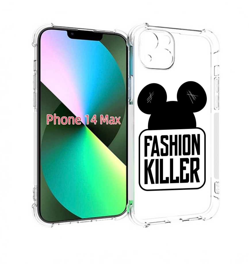 

Чехол MyPads силуэт-микки-мауса для iPhone 14 Plus (6.7), Прозрачный, Tocco