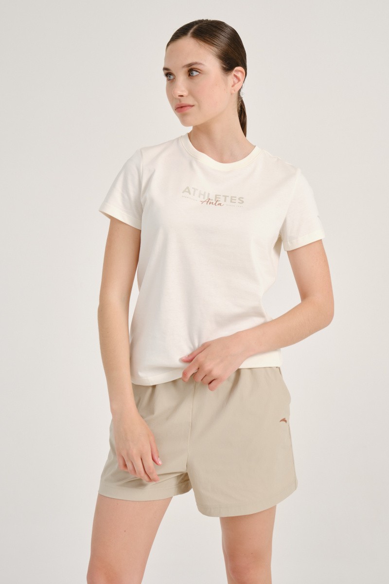 

Футболка женская Anta 862427134 Group Purchase SORONA/ECOCOSY белая XS, Белый, 862427134 Group Purchase SORONA/ECOCOSY