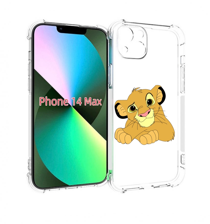 

Чехол MyPads симба-красивый для iPhone 14 Plus (6.7), Прозрачный, Tocco