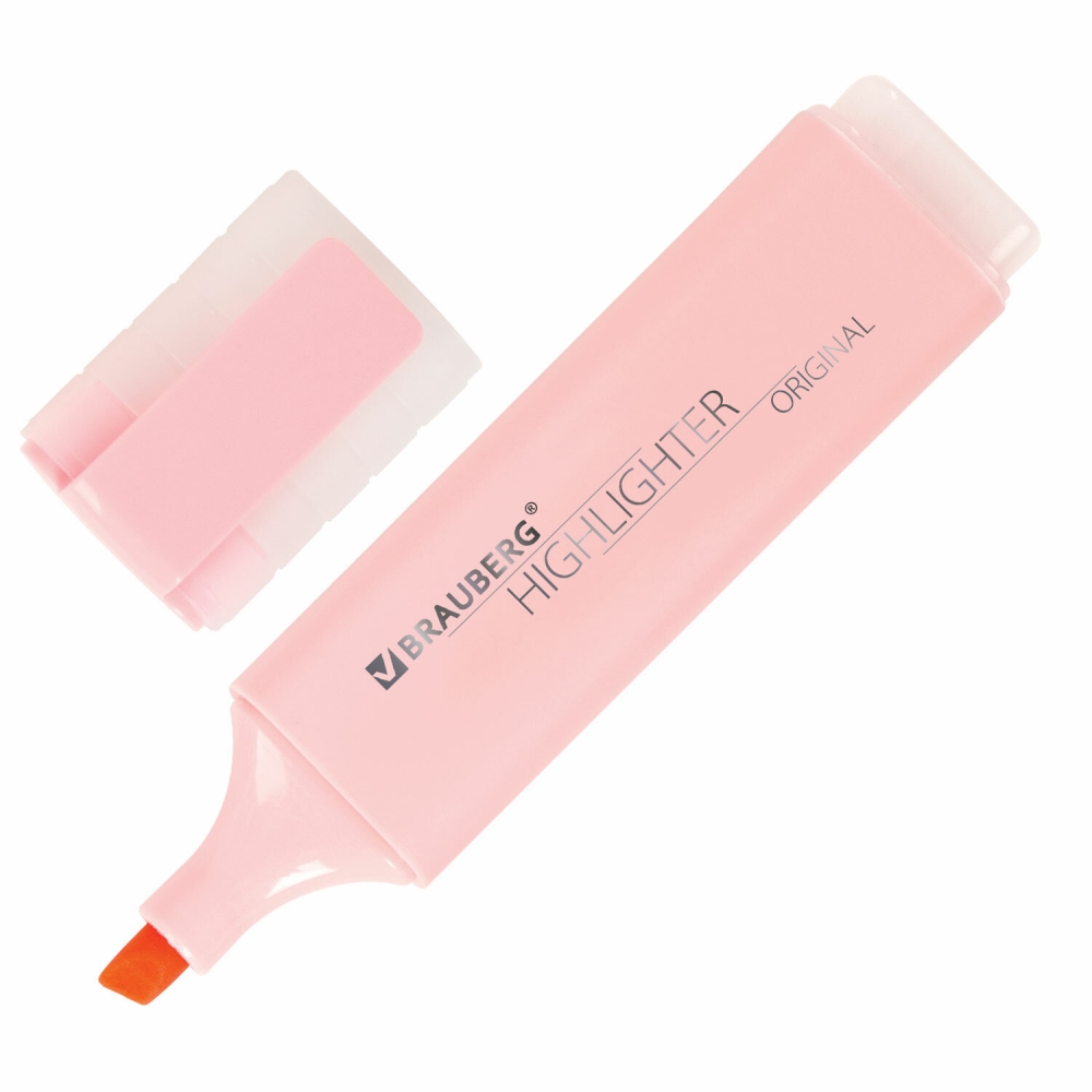 

Набор из 12 шт, Текстовыделитель Brauberg ORIGINAL PASTEL, пастельный розовый