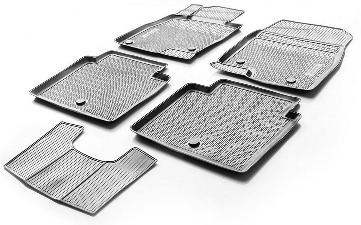 

Коврики в салон RIVAL для Mazda 6 GJ седан 2012-2018 2018-н.в. с крепежом, 5 шт. 13802001