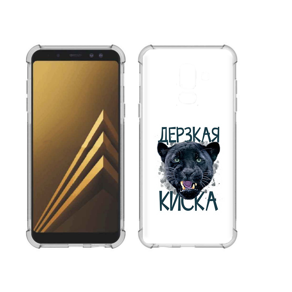 

Чехол MyPads Tocco для Samsung Galaxy A6+ (2018) дерзкая киска (PT111520.594.319), Прозрачный, Tocco