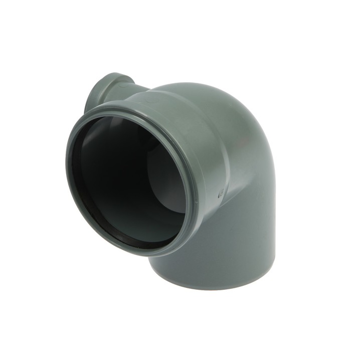 Спецотвод канализационный FLEXTRON, внутренний, d=110 мм с выходом 50 мм, левый отвод канализационный flextron внутренний d 40 мм 90°
