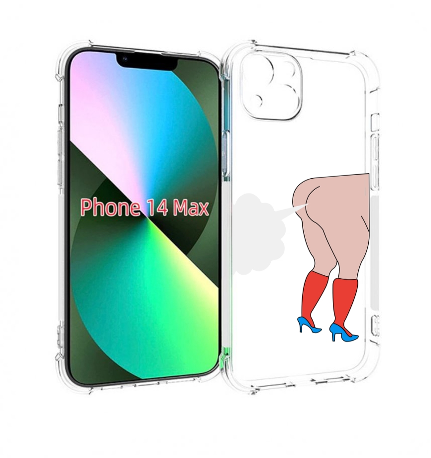 

Чехол MyPads смешная-ситуация детский для iPhone 14 Plus (6.7), Прозрачный, Tocco