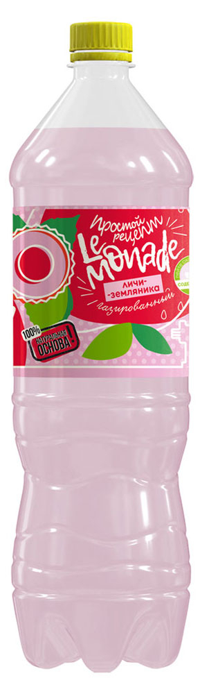 

Газированный напиток Le monade Личи-земляника 1 л