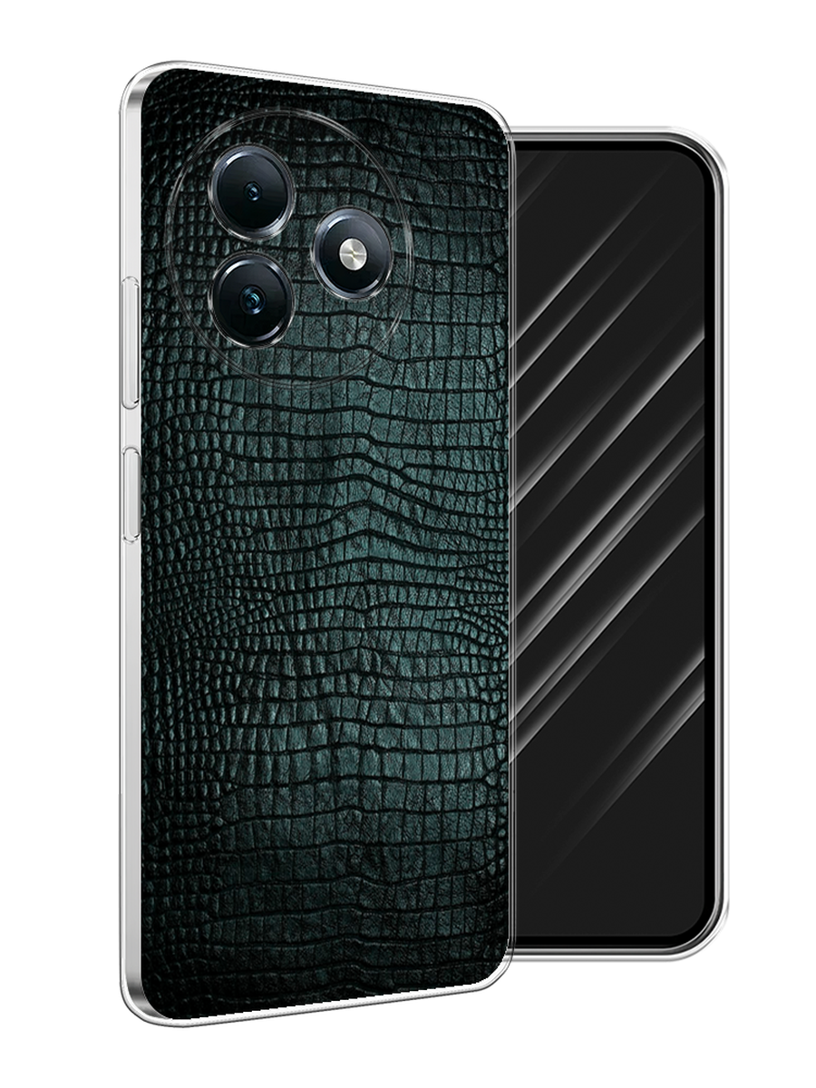 

Чехол Awog на Itel S24 "Черная змея", Черный;серый;голубой, 3202050-1