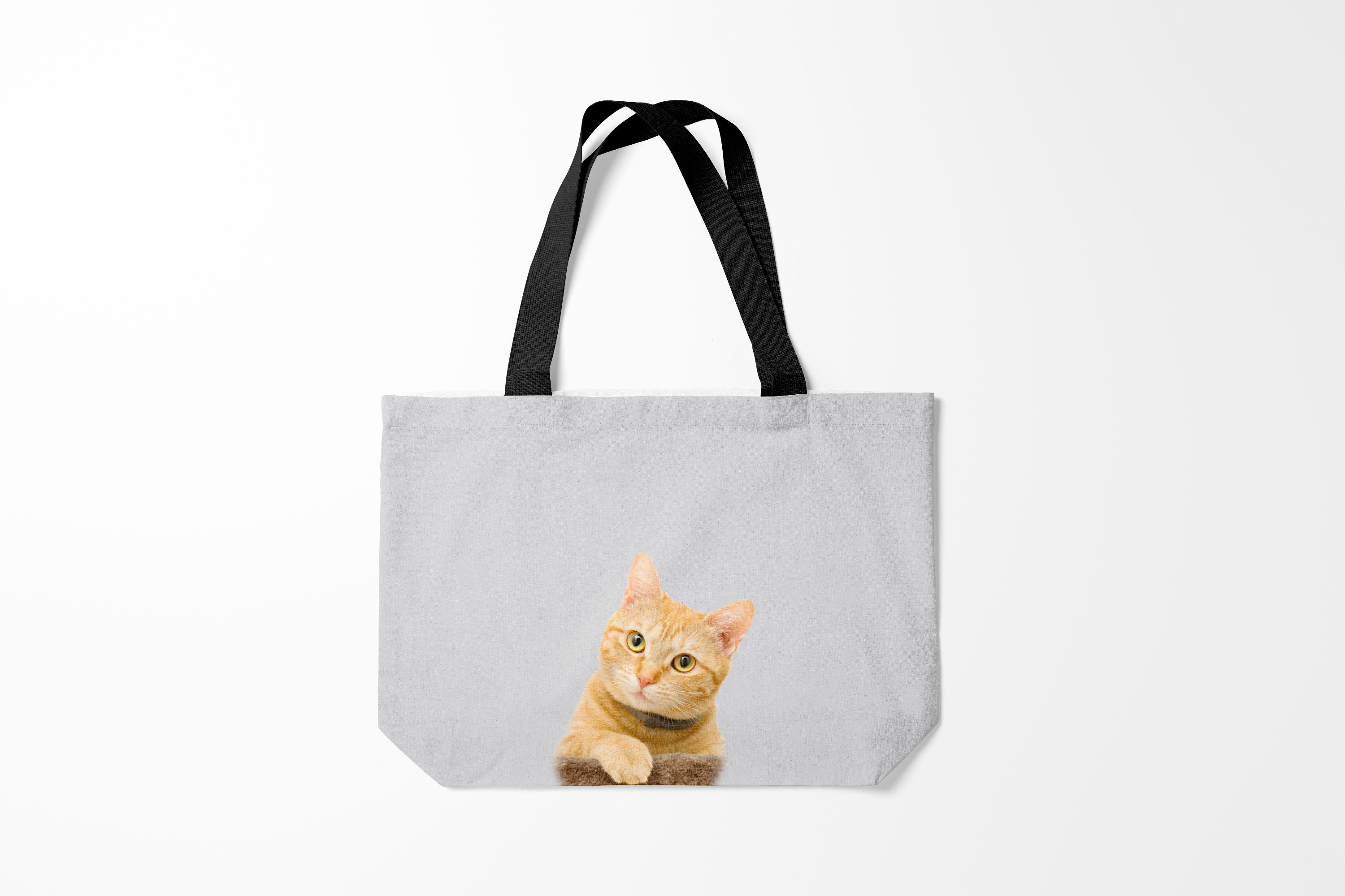 

Сумка шoппер унисекс Burnettie Коты и кошки Рыжий котик, белый, Коты и кошки Рыжий котик