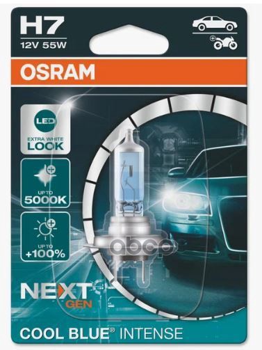 

Лампа 12V H7 55W PX26d 5000K OSRAM COOL BLUE INTENSE 1 шт. картон 64210CBN OSRAM 64210CBN